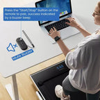 Costway 3-in-1 Folding Treadmill with Smart Apps Remote Control LED Display and Speakers Blue/Silver