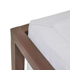 Christopher Knight Home Brava Outdoor Acacia Wood 4 Seater Chat Set with Cushions