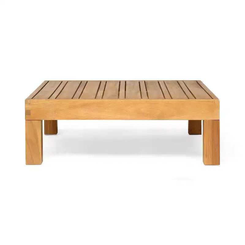 Christopher Knight Home Brava Outdoor Acacia Wood 4 Seater Chat Set with Cushions