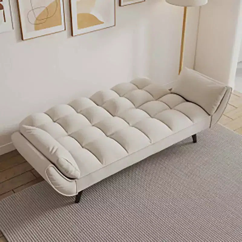 Living Room Sofa, 57 Sofa Couch With Two Armrests Throw Pillow, Tufted Seat Cushion,Comfortable Fit Sofa For Apartment Bedroom Small Space