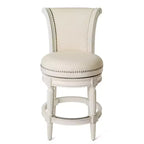 Maven Lane Pullman Swivel Counter Height Bar Stools with Fabric