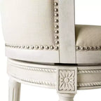 Maven Lane Pullman Swivel Counter Height Bar Stools with Fabric