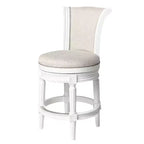 Maven Lane Pullman Swivel Counter Height Bar Stools with Fabric