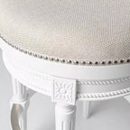 Maven Lane Pullman Swivel Counter Height Bar Stools with Fabric