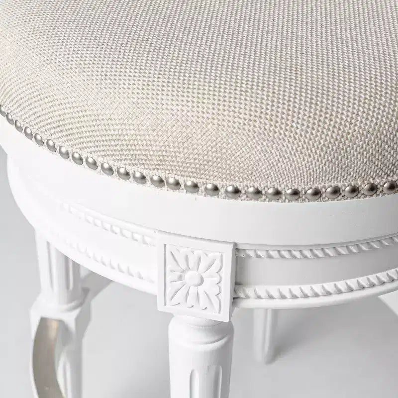 Maven Lane Pullman Swivel Counter Height Bar Stools with Fabric