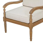 Christopher Knight Home Pendry Ensemble de conversation d'extérieur 4 pièces en bois d'acacia avec coussins résistants à l'eau