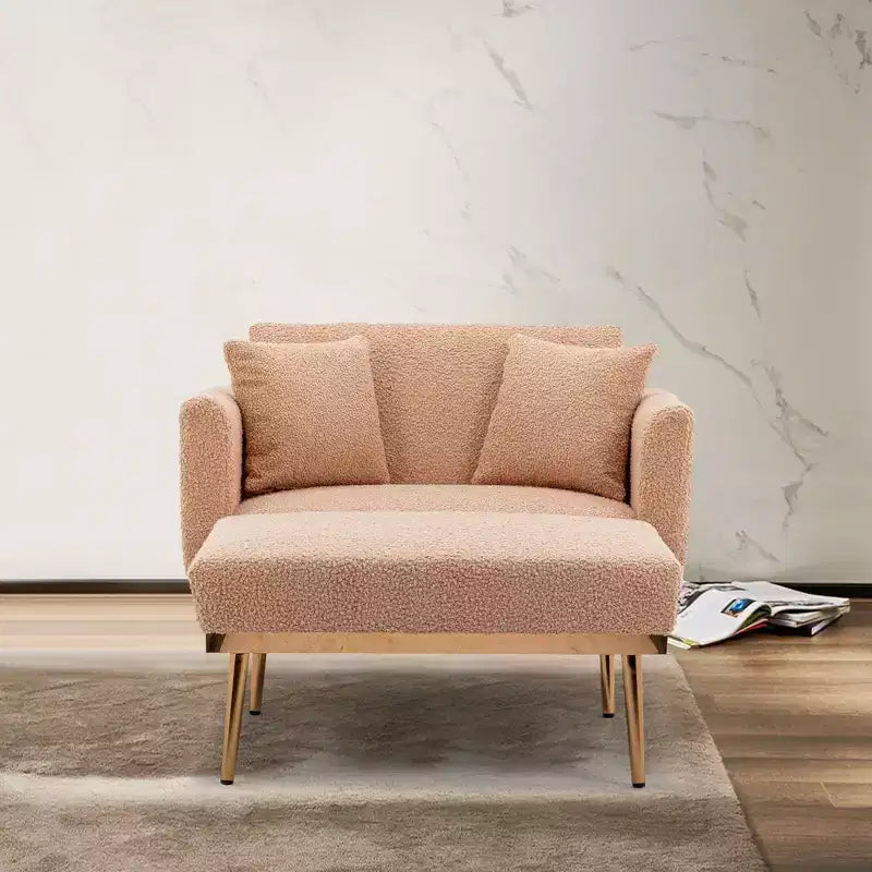 Okak Modern Accent Chair, Fashionable and Classic Style Chaise Accent Chair for Living Room and Hotel Bed Room