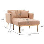 Okak Modern Accent Chair, Fashionable and Classic Style Chaise Accent Chair for Living Room and Hotel Bed Room