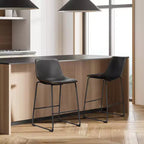 MAYEERTY Barstools - Armless Dining Chairs for Home Office Kitchen