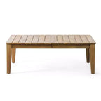 Christopher Knight Home Rossville Outdoor Acacia Wood 4 Seater Chat Set with Cushions, Teak/Beige