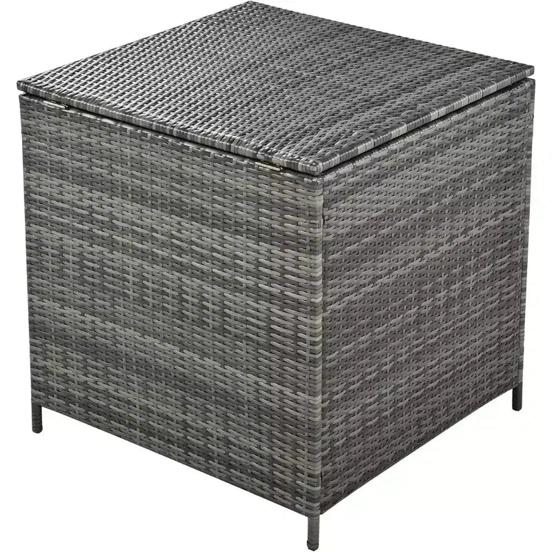 Whisen 6-Piece Outdoor PE Rattan Sofa Set with Storage Box & Removable Covers