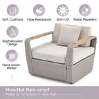 EROMMY 7 - Person Outdoor Seating Group with Cushions