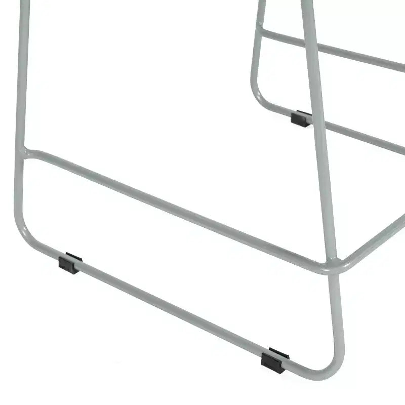 Flash Furniture HERCULES Stackable Counter Stool with Air-Vent Back and Powder Coated Sled Base
