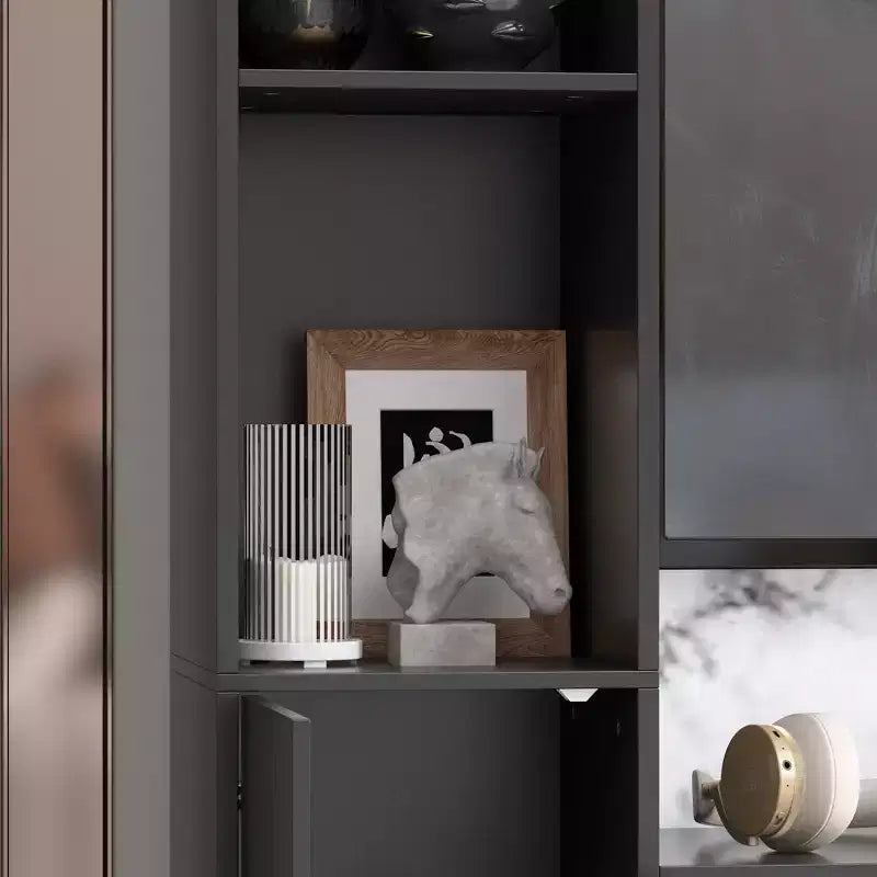 Famapy Modern and Minimalist Entertainment Center TV Stand: Modern Design with Ample Storage Media Console, Floating TV Shelf