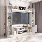 Famapy Modern and Minimalist Entertainment Center TV Stand: Modern Design with Ample Storage Media Console, Floating TV Shelf