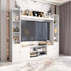 Famapy Modern and Minimalist Entertainment Center TV Stand: Modern Design with Ample Storage Media Console, Floating TV Shelf