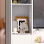 Famapy Modern and Minimalist Entertainment Center TV Stand: Modern Design with Ample Storage Media Console, Floating TV Shelf