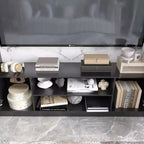 Famapy Modern and Minimalist Entertainment Center TV Stand: Modern Design with Ample Storage Media Console, Floating TV Shelf