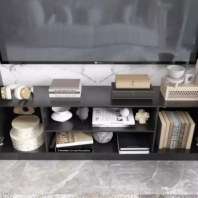 Famapy Modern and Minimalist Entertainment Center TV Stand: Modern Design with Ample Storage Media Console, Floating TV Shelf