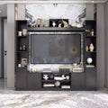 Famapy Modern and Minimalist Entertainment Center TV Stand: Modern Design with Ample Storage Media Console, Floating TV Shelf