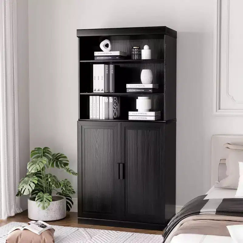 PexFix Wood Accent Cabinet with Adjustable Shelves