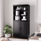 PexFix Wood Accent Cabinet with Adjustable Shelves