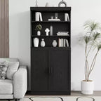 PexFix Wood Accent Cabinet with Adjustable Shelves