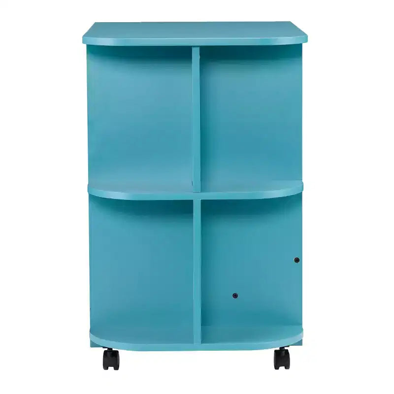 Stradville Expandable Rolling Sewing Table/Craft Station - Turquoise - SEI