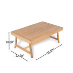 Christopher Knight Home Shane 3 Piece Rustic Patio Acacia Wood Slatted Design Upholstered Seating Set