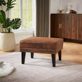 Christopher Knight Home Templin Vintage Upholstered Ottoman with Nailhead Trim