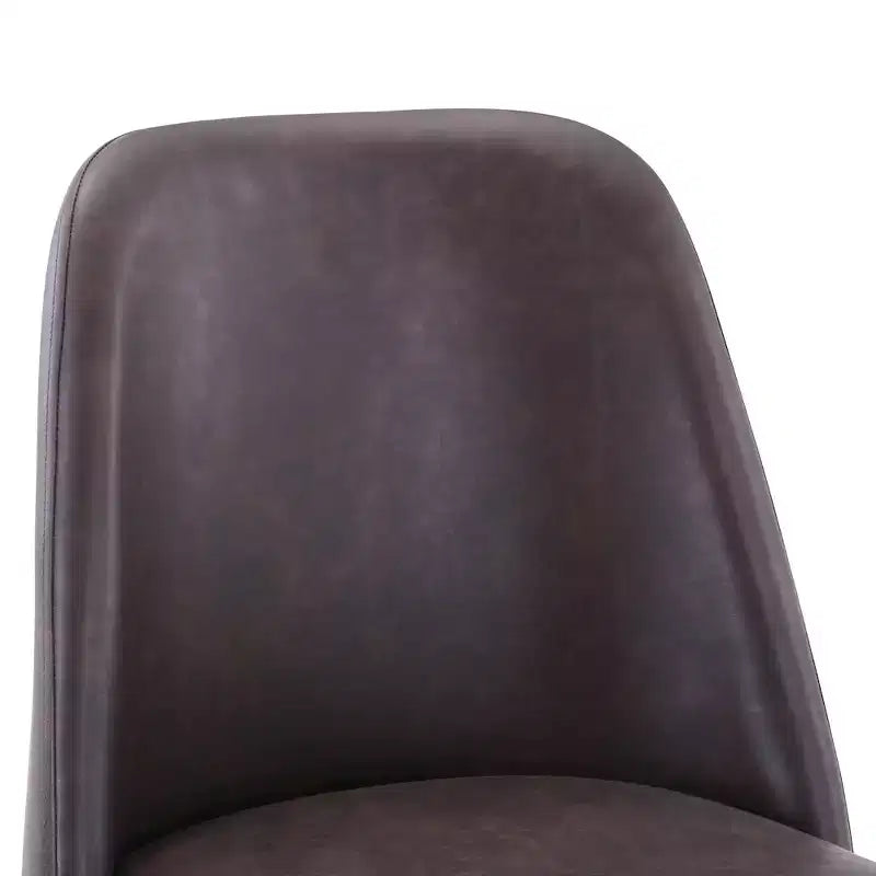Jofran,Mid-Century Modern Faux Leather Upholstered Counter Height Barstool (Set of 2)