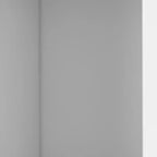 HomeRoots 59 White Wood Wall Mounted Accent Cabinet With Four Doors