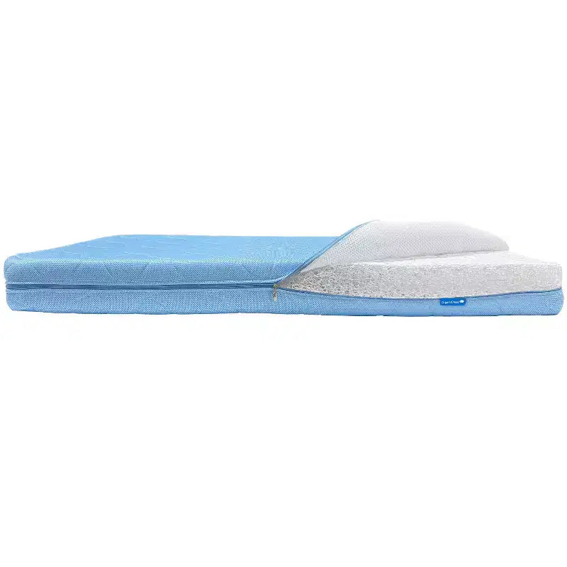 Organic Dream ComfortCloud Mini Crib Mattress in Sky Blue
