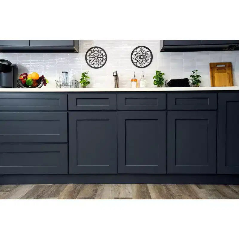 CASAINC 36 in. W x 34.5 in. H x 24 in. D 2-Drawer Base Kitchen Cabinet  Soft-Close, Plywood Frame - Ready to Assemble