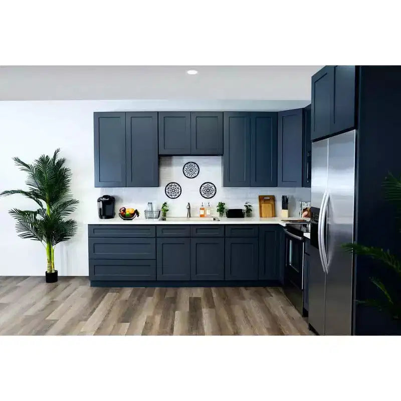 CASAINC 36 in. W x 34.5 in. H x 24 in. D 2-Drawer Base Kitchen Cabinet  Soft-Close, Plywood Frame - Ready to Assemble