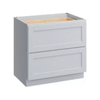 CASAINC 36 in. W x 34.5 in. H x 24 in. D 2-Drawer Base Kitchen Cabinet  Soft-Close, Plywood Frame - Ready to Assemble
