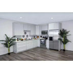 CASAINC 36 in. W x 34.5 in. H x 24 in. D 2-Drawer Base Kitchen Cabinet  Soft-Close, Plywood Frame - Ready to Assemble