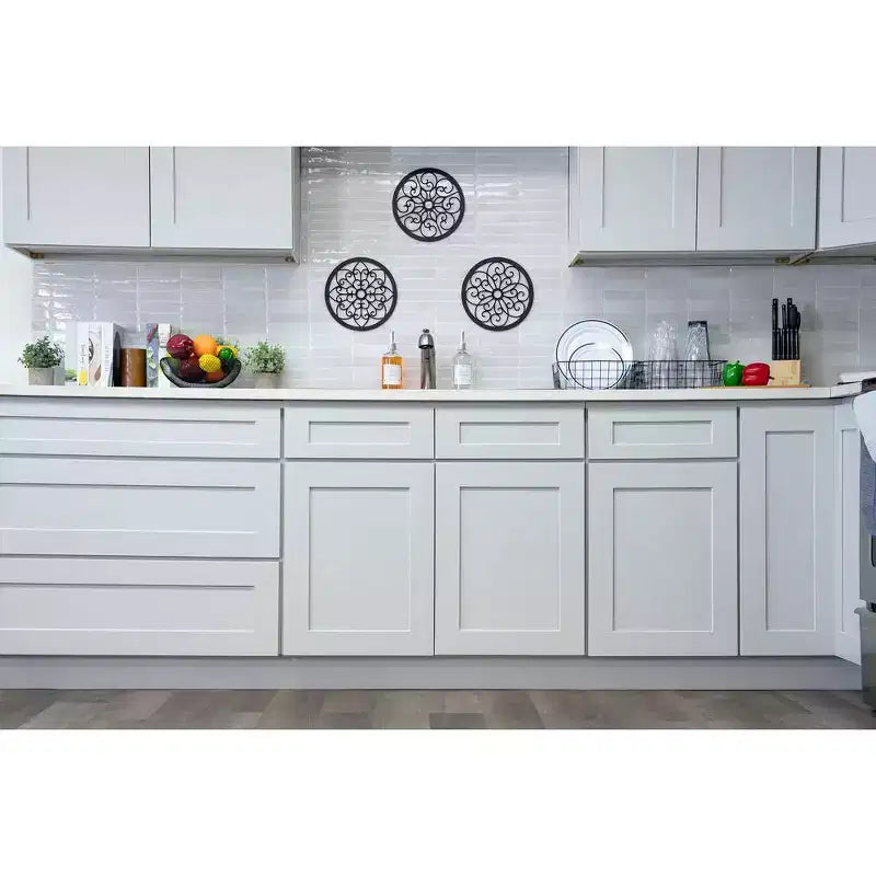 CASAINC 36 in. W x 34.5 in. H x 24 in. D 2-Drawer Base Kitchen Cabinet  Soft-Close, Plywood Frame - Ready to Assemble