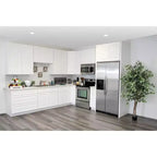 CASAINC 36 in. W x 34.5 in. H x 24 in. D 2-Drawer Base Kitchen Cabinet  Soft-Close, Plywood Frame - Ready to Assemble