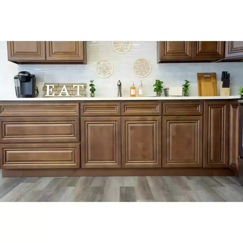 CASAINC 36 in. W x 34.5 in. H x 24 in. D 2-Drawer Base Kitchen Cabinet  Soft-Close, Plywood Frame - Ready to Assemble