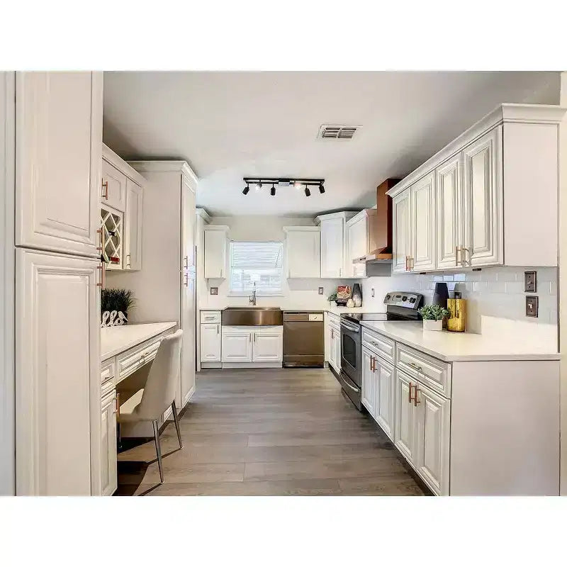CASAINC 36 in. W x 34.5 in. H x 24 in. D 2-Drawer Base Kitchen Cabinet  Soft-Close, Plywood Frame - Ready to Assemble