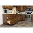 CASAINC 36 in. W x 34.5 in. H x 24 in. D 2-Drawer Base Kitchen Cabinet  Soft-Close, Plywood Frame - Ready to Assemble