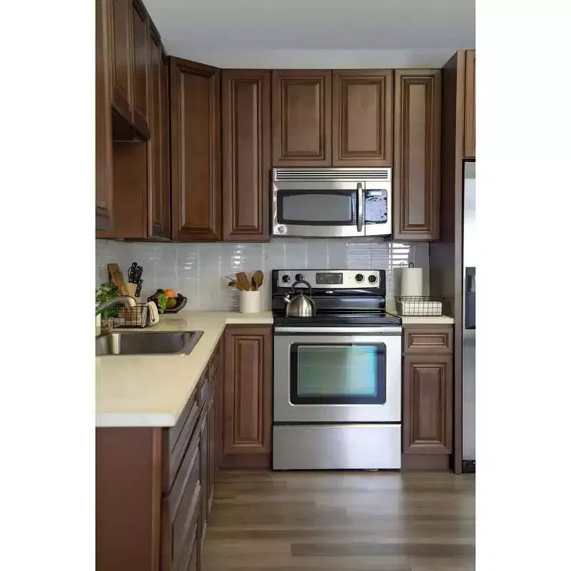 CASAINC 36 in. W x 34.5 in. H x 24 in. D 2-Drawer Base Kitchen Cabinet  Soft-Close, Plywood Frame - Ready to Assemble