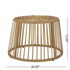 Christopher Knight Home Caryl Outdoor Wicker Chair and Side Table Set with Cushion