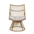 Christopher Knight Home Caryl Outdoor Wicker Chair and Side Table Set with Cushion