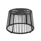 Christopher Knight Home Caryl Outdoor Wicker Chair and Side Table Set with Cushion