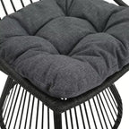 Christopher Knight Home Caryl Outdoor Wicker Chair and Side Table Set with Cushion