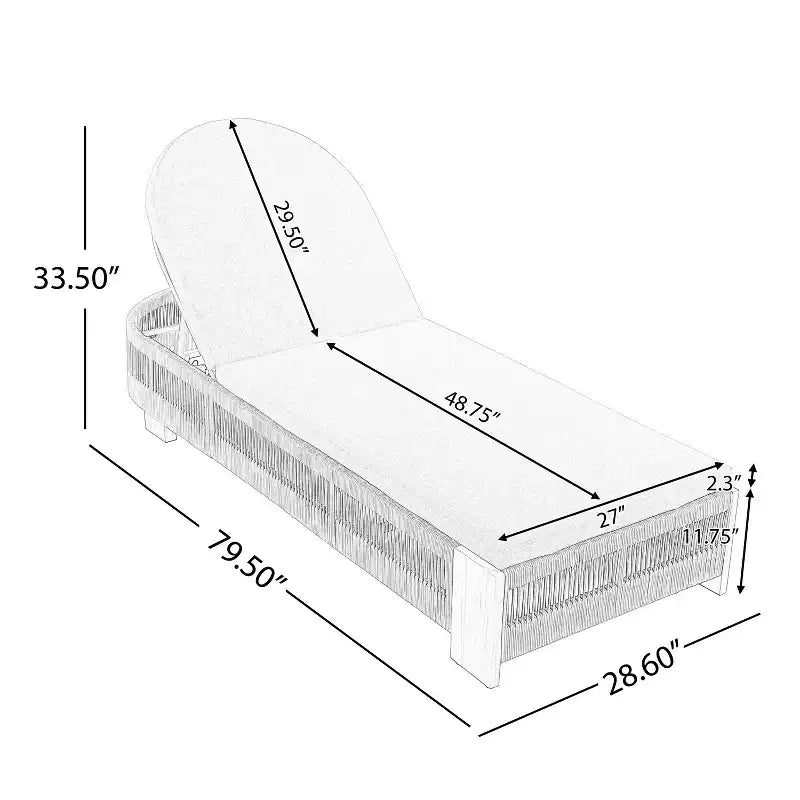 Christopher Knight Home Lariya 5 Piece Outdoor Acacia Wood Chaise Lounge Chat Set with Cushions and Side Table
