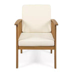 Christopher Knight Home Atlas 3 Piece Patio Acacia Wood Seating Set with Foldable Accent Table