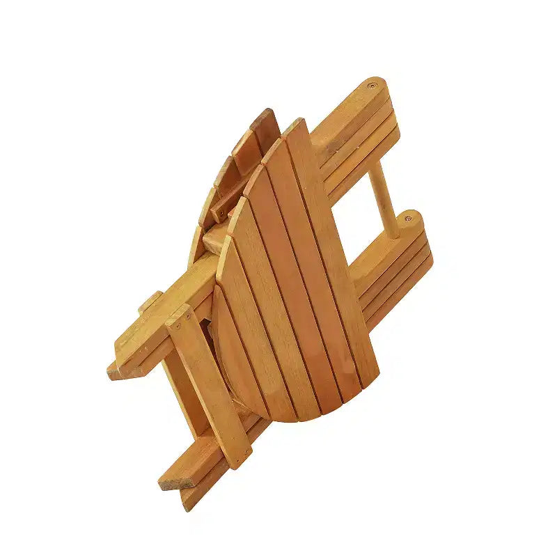 Christopher Knight Home Atlas 3 Piece Patio Acacia Wood Seating Set with Foldable Accent Table